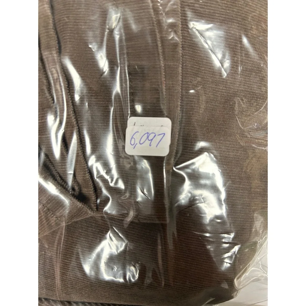 Dark Academia J. Jill Womens 8 Petite Brown Corduroy Straight Leg‎ Stretch Pants - Picture 13 of 13